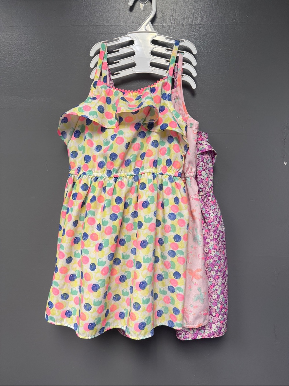 Cherokee Girls Summer Dress Bundle 5T – 3 Ruffle Sundresses